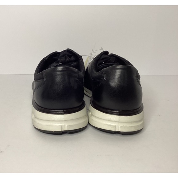 Lands End Men's Sport Oxford Loafer Lace Up Size 9.5 Black White NEW - Picture 6 of 6